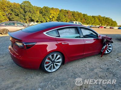 Trzecie zdjęcie samochodu z tyłu: 2019 TESLA MODEL 3 VIN:5YJ3E1EB8KF236642 - miniatura