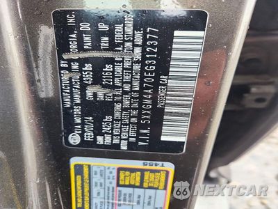Zdjęcie 12 z 12 samochodu: 2014 KIA OPTIMA LX VIN:5XXGM4A70EG312377 - miniatura