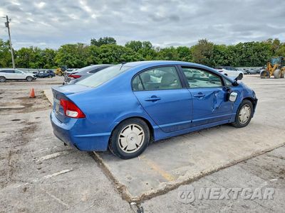 Trzecie zdjęcie samochodu z tyłu: 2009 HONDA CIVIC HYBRID VIN:JHMFA362X9S003912 - miniatura