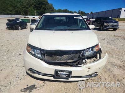Piąte zdjęcie samochodu w środku: 2015 HONDA ODYSSEY TOURING VIN:5FNRL5H97FB107054 - miniatura