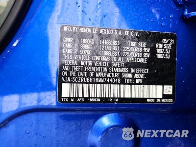 Zdjęcie 13 z 13 samochodu: 2021 HONDA HR-V SPORT VIN:3CZRU6H18MM744048 - miniatura
