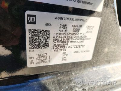 Zdjęcie 12 z 12 samochodu: 2026 CHEVROLET SILVERADO K1500 CUSTOM VIN:1GCPKBEK0TZ138782 - miniatura