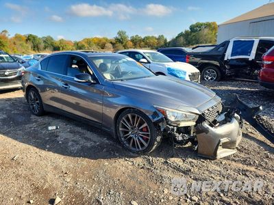 Czwarte zdjęcie samochodu z boku: 2019 INFINITI Q50 RED SPORT 400 VIN:JN1FV7AR1KM830034 - miniatura