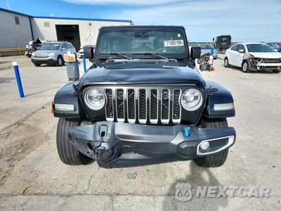 Piąte zdjęcie samochodu w środku: 2022 JEEP WRANGLER UNLIMITED SAHARA 4XE VIN:1C4JJXP67NW277575 - miniatura