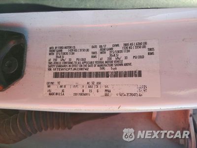 Zdjęcie 12 z 12 samochodu: 2018 FORD F150 SUPERCREW VIN:1FTEW1CP7JKC08742 - miniatura