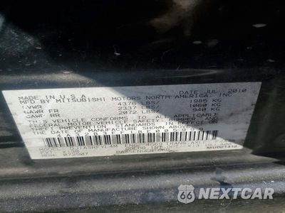 Zdjęcie 12 z 12 samochodu: 2011 MITSUBISHI GALANT ES VIN:4A32B3FF1BE005999 - miniatura