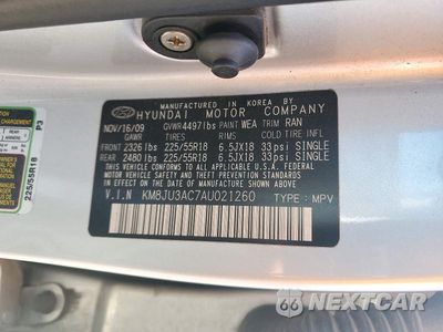Zdjęcie 13 z 13 samochodu: 2010 HYUNDAI TUCSON LIMITED VIN:KM8JU3AC7AU021260 - miniatura