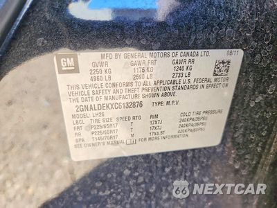 Zdjęcie 13 z 13 samochodu: 2012 CHEVROLET EQUINOX LT VIN:2GNALDEKXC6132876 - miniatura