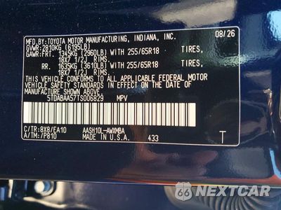 Zdjęcie 13 z 13 samochodu: 2026 TOYOTA GRAND HIGHLANDER XLE VIN:5TDABAA57TS006829 - miniatura