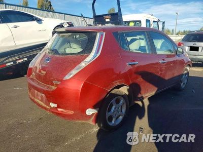 Trzecie zdjęcie samochodu z tyłu: 2013 NISSAN LEAF S VIN:1N4AZ0CP4DC402519 - miniatura
