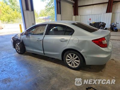 Drugie zdjęcie samochodu z przodu: 2012 HONDA CIVIC EX VIN:19XFB2F89CE355127 - miniatura