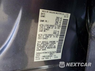 Zdjęcie 12 z 12 samochodu: 2019 NISSAN TITAN XD SV VIN:1N6AA1F47KN526369 - miniatura
