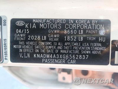 Zdjęcie 12 z 12 samochodu: 2016 KIA RIO LX VIN:KNADM4A3XG6562837 - miniatura