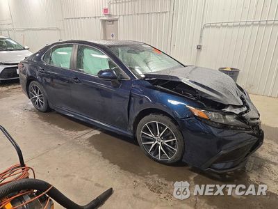 Czwarte zdjęcie samochodu z boku: 2021 TOYOTA CAMRY SE VIN:4T1G11AK2MU615239 - miniatura