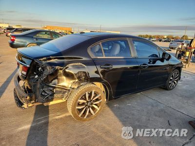 Trzecie zdjęcie samochodu z tyłu: 2014 HONDA CIVIC EXL VIN:2HGFB2F96EH532864 - miniatura