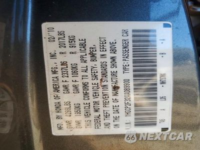 Zdjęcie 12 z 12 samochodu: 2010 HONDA ACCORD LX VIN:1HGCP2F32AA089900 - miniatura
