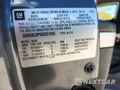 Zdjęcie 13 z 13 samochodu: 2008 CHEVROLET HHR LT VIN:3GNDA33P88S531855 - miniatura