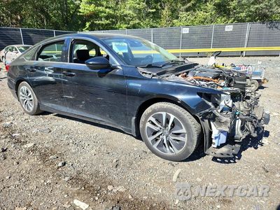 Czwarte zdjęcie samochodu z boku: 2021 HONDA ACCORD HYBRID VIN:1HGCV3F18MA002144 - miniatura