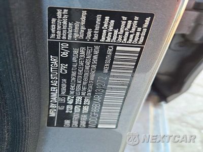 Zdjęcie 13 z 13 samochodu: 2010 MERCEDES-BENZ C 300 4MATIC VIN:WDDGF8BBXAR131272 - miniatura