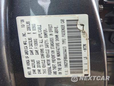 Zdjęcie 12 z 12 samochodu: 2010 HONDA ACCORD EXL VIN:1HGCP2F88AA034413 - miniatura