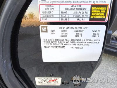 Zdjęcie 12 z 13 samochodu: 2004 CHEVROLET CORVETTE VIN:1G1YY22GX45133576 - miniatura