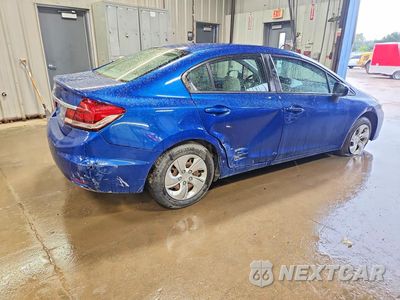 Trzecie zdjęcie samochodu z tyłu: 2015 HONDA CIVIC LX VIN:2HGFB2F51FH564118 - miniatura