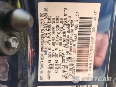 Zdjęcie 12 z 12 samochodu: 2008 TOYOTA TACOMA V6 VIN:5TELU42N28Z535165 - miniatura