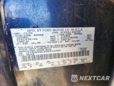 Zdjęcie 12 z 12 samochodu: 2003 FORD F150 SUPERCREW VIN:1FTRW08L33KB16709 - miniatura
