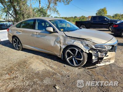 Czwarte zdjęcie samochodu z boku: 2018 HONDA ACCORD LX VIN:1HGCV1F15JA250576 - miniatura