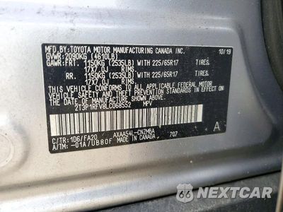 Zdjęcie 14 z 14 samochodu: 2020 TOYOTA RAV4 XLE VIN:2T3P1RFV8LC068552 - miniatura