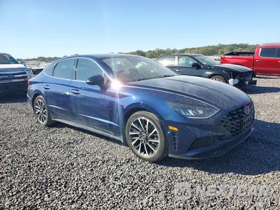 Czwarte zdjęcie samochodu z boku: 2020 HYUNDAI SONATA SEL PLUS VIN:5NPEJ4J25LH049390 - miniatura