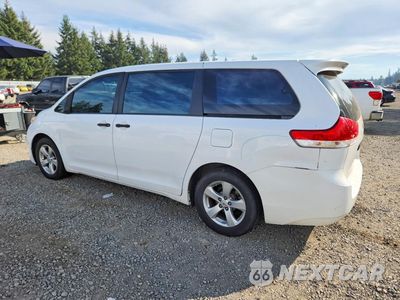 Drugie zdjęcie samochodu z przodu: 2012 TOYOTA SIENNA BASE 7-PASSENGER VIN:5TDZK3DC4CS278974 - miniatura