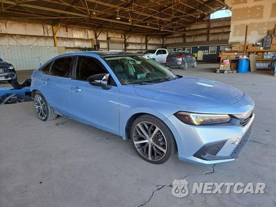 Czwarte zdjęcie samochodu z boku: 2022 HONDA CIVIC TOURING VIN:2HGFE1F91NH300660 - miniatura