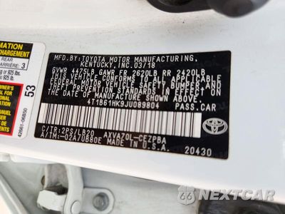 Zdjęcie 13 z 13 samochodu: 2018 TOYOTA CAMRY XSE VIN:4T1B61HK9JU089804 - miniatura