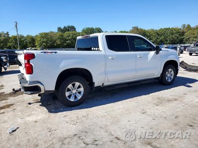 Trzecie zdjęcie samochodu z tyłu: 2021 CHEVROLET SILVERADO K1500 LT VIN:1GCUYDED6MZ101803 - miniatura