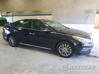 Czwarte zdjęcie samochodu z boku: 2015 HYUNDAI SONATA LIMITED VIN:5NPE34AF4FH198181 - miniatura