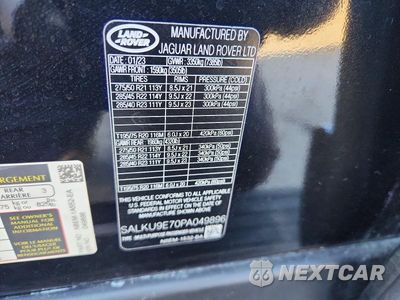 Zdjęcie 13 z 13 samochodu: 2023 LAND ROVER RANGE ROVER SV VIN:SALKU9E70PA049896 - miniatura