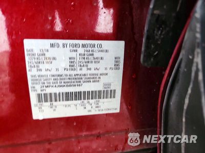 Zdjęcie 13 z 13 samochodu: 2019 FORD EDGE SEL VIN:2FMPK4J96KBB50107 - miniatura