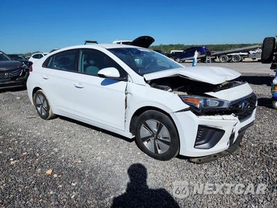 Czwarte zdjęcie samochodu z boku: 2021 HYUNDAI IONIQ BLUE VIN:KMHC65LC9MU261720 - miniatura