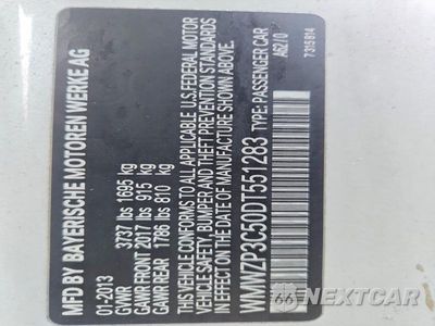 Zdjęcie 12 z 12 samochodu: 2013 MINI COOPER S VIN:WMWZP3C50DT551283 - miniatura