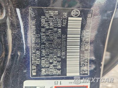 Zdjęcie 12 z 12 samochodu: 2013 TOYOTA AVALON XLE TOURING VIN:4T1BK1EB7DU076182 - miniatura