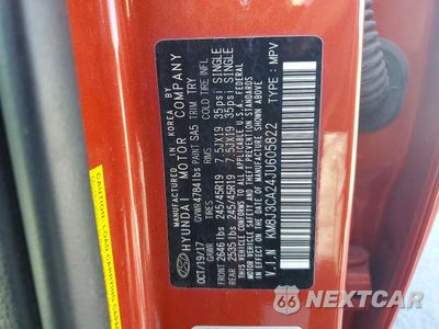 Zdjęcie 13 z 13 samochodu: 2018 HYUNDAI TUCSON LIMITED VIN:KM8J3CA24JU605822 - miniatura