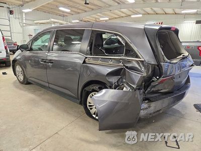 Drugie zdjęcie samochodu z przodu: 2014 HONDA ODYSSEY LX VIN:5FNRL5H27EB138256 - miniatura