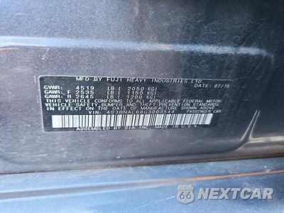 Zdjęcie 12 z 12 samochodu: 2016 SUBARU LEGACY 2.5I PREMIUM VIN:4S3BNAC68G3003544 - miniatura