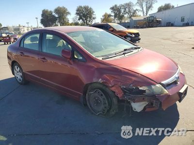 Czwarte zdjęcie samochodu z boku: 2008 HONDA CIVIC LX VIN:2HGFA16578H536954 - miniatura