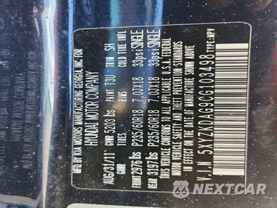 Zdjęcie 13 z 13 samochodu: 2012 HYUNDAI SANTA FE LIMITED VIN:5XYZKDAG9CG103498 - miniatura
