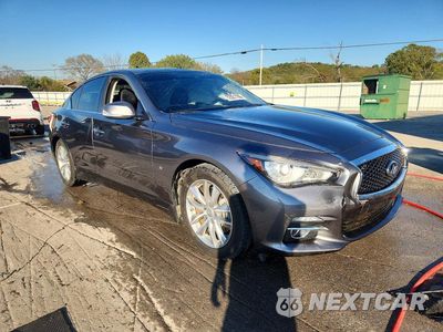 Czwarte zdjęcie samochodu z boku: 2015 INFINITI Q50 BASE VIN:JN1BV7AP9FM339889 - miniatura