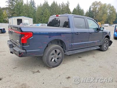 Trzecie zdjęcie samochodu z tyłu: 2023 FORD F150 LIGHTNING PRO VIN:1FTVW1EL1PWG18710 - miniatura