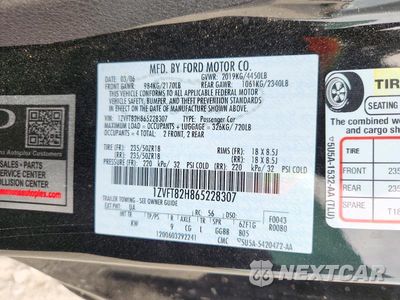 Zdjęcie 12 z 12 samochodu: 2006 FORD MUSTANG GT VIN:1ZVFT82H865228307 - miniatura