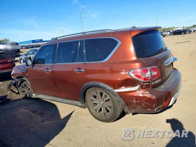 Drugie zdjęcie samochodu z przodu: 2017 NISSAN ARMADA PLATINUM VIN:JN8AY2NEXH9700617 - miniatura
